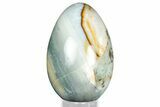 Polished Colorful Jasper Egg - Madagascar #323079-2